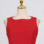 3D Floral Mini Dress Sleeveless Square Neck Cocktail Dress for Women