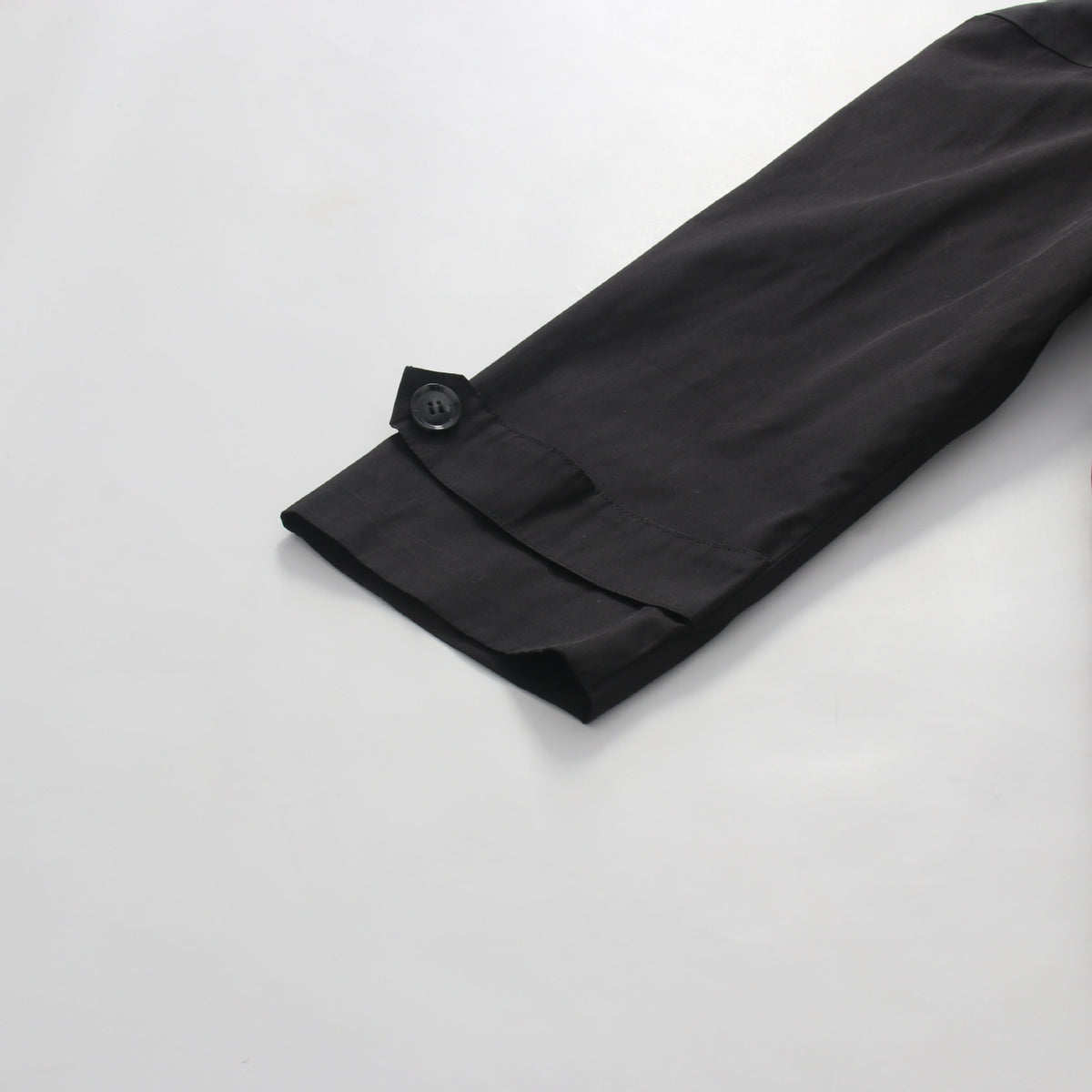 Black Belted Trench Coat Women | Oversized Lapel Short Trench Jacket - Styeenigma