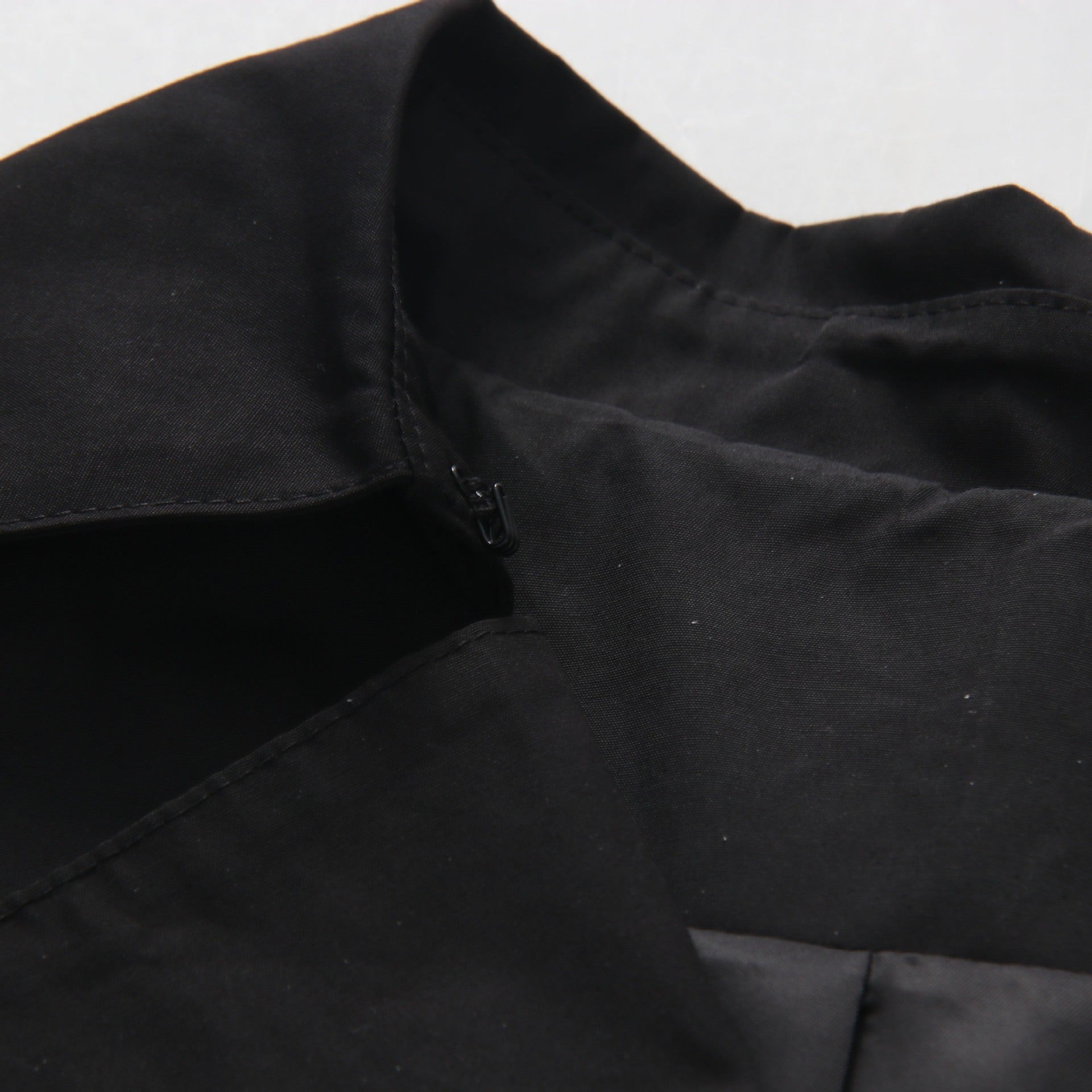 Black Belted Trench Coat Women | Oversized Lapel Short Trench Jacket - Styeenigma