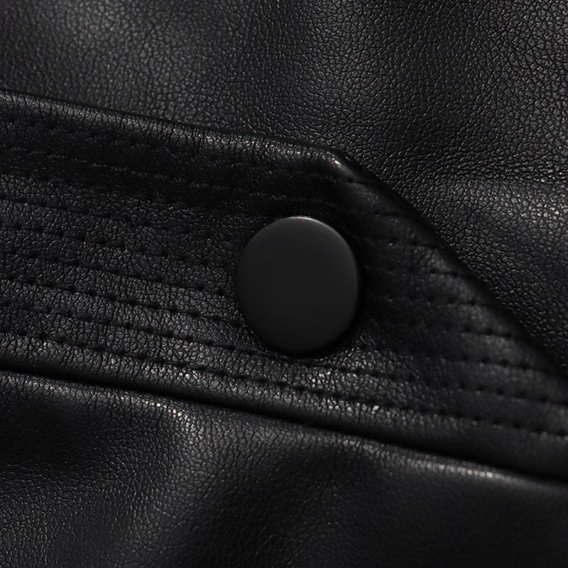 Black Belted Blazer Jacket | Structured V-Neck Utility Jacket with Gold Buckle - Styeenigma