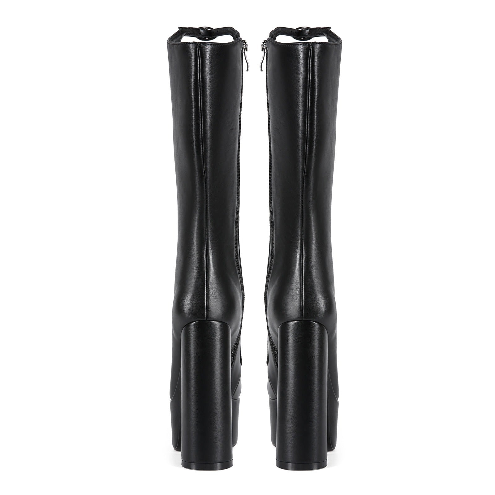 Women's Gothic Knee High Boots - Extreme Platform Chunky Heel Boots with Buckle Straps, Y2K Punk Lolita Over The Knee Long Boots - Styeenigma