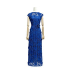 Cap Sleeve Lace Maxi Dress | Elegant Evening Gown | Formal Party Dress for Women