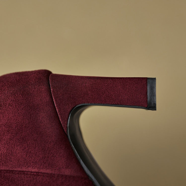 Chic Suede Zip Up Booties for Women | High Heel Ankle Boots