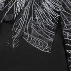 Blazer Coat for Women | Mid-Length in Classic Black & White - Styeenigma