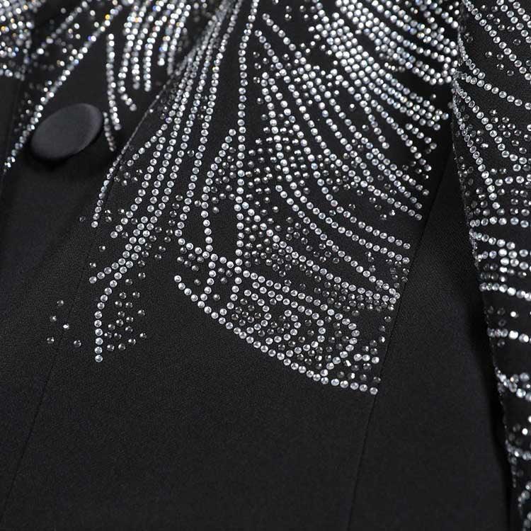 Blazer Coat for Women | Mid-Length in Classic Black & White - Styeenigma