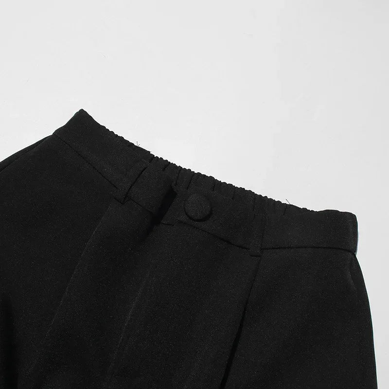 High Waist Premium Look Wide-Leg Casual Pants for Women - Styeenigma