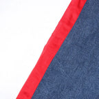 Bowknot Patchwork Straight Denim Jeans – Women’s Mid Waist Blue - Styeenigma