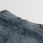 Vintage Wide-Leg Jeans for Women – Retro Loose Fit, Blue Denim Pants