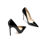 Women’s Pointed Toe High Heels – Patent Leather Wedding & Evening Shoes - Styeenigma