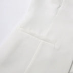 Women’s Sleeveless Irregular Hem Round Neck Button Camisole - Styeenigma