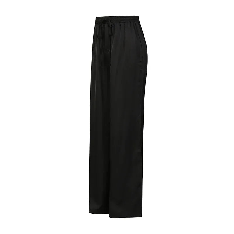 Vintage Style Women’s Shirt and Wide Leg Pants Set - Styeenigma