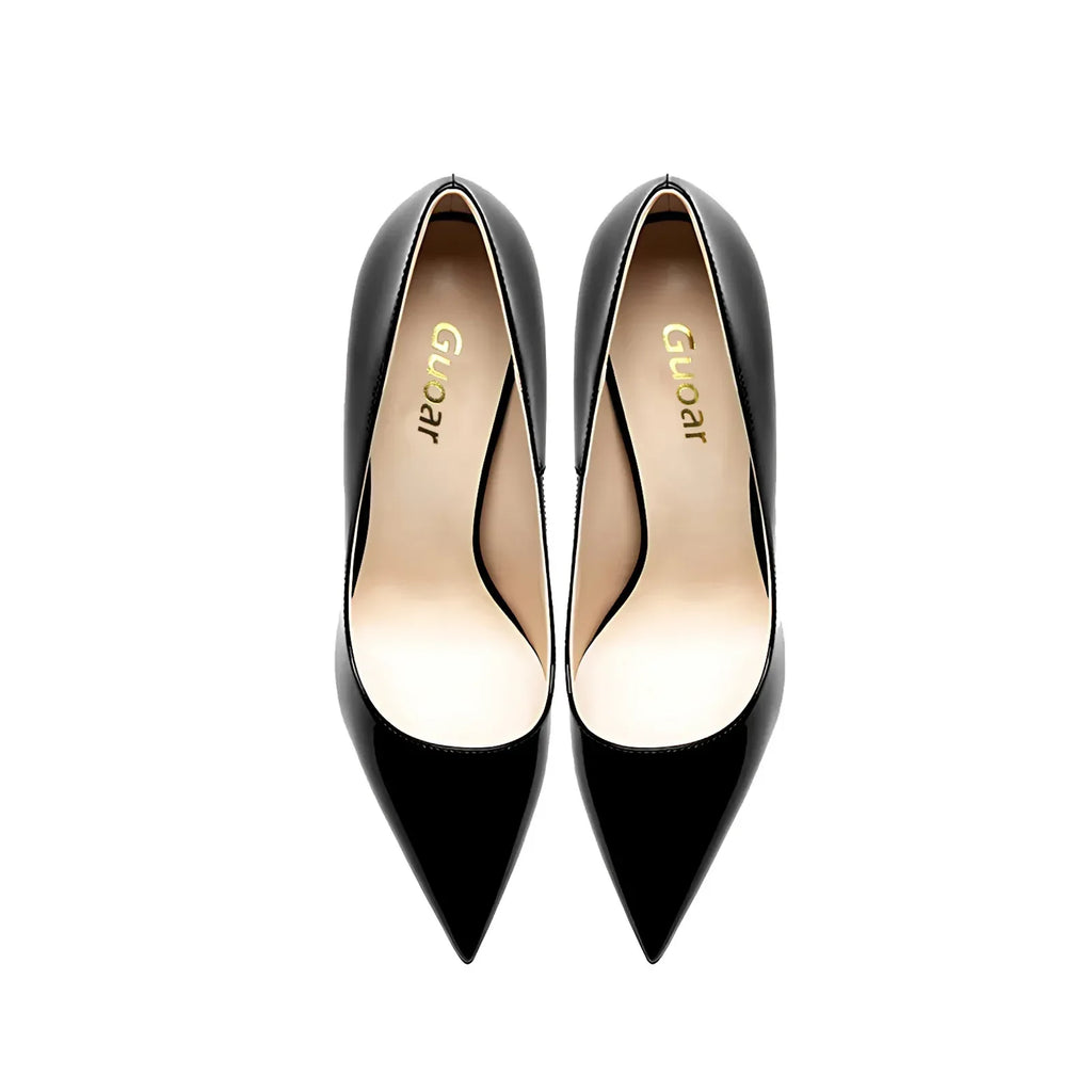 Women’s Pointed Toe High Heels – Patent Leather Wedding & Evening Shoes - Styeenigma