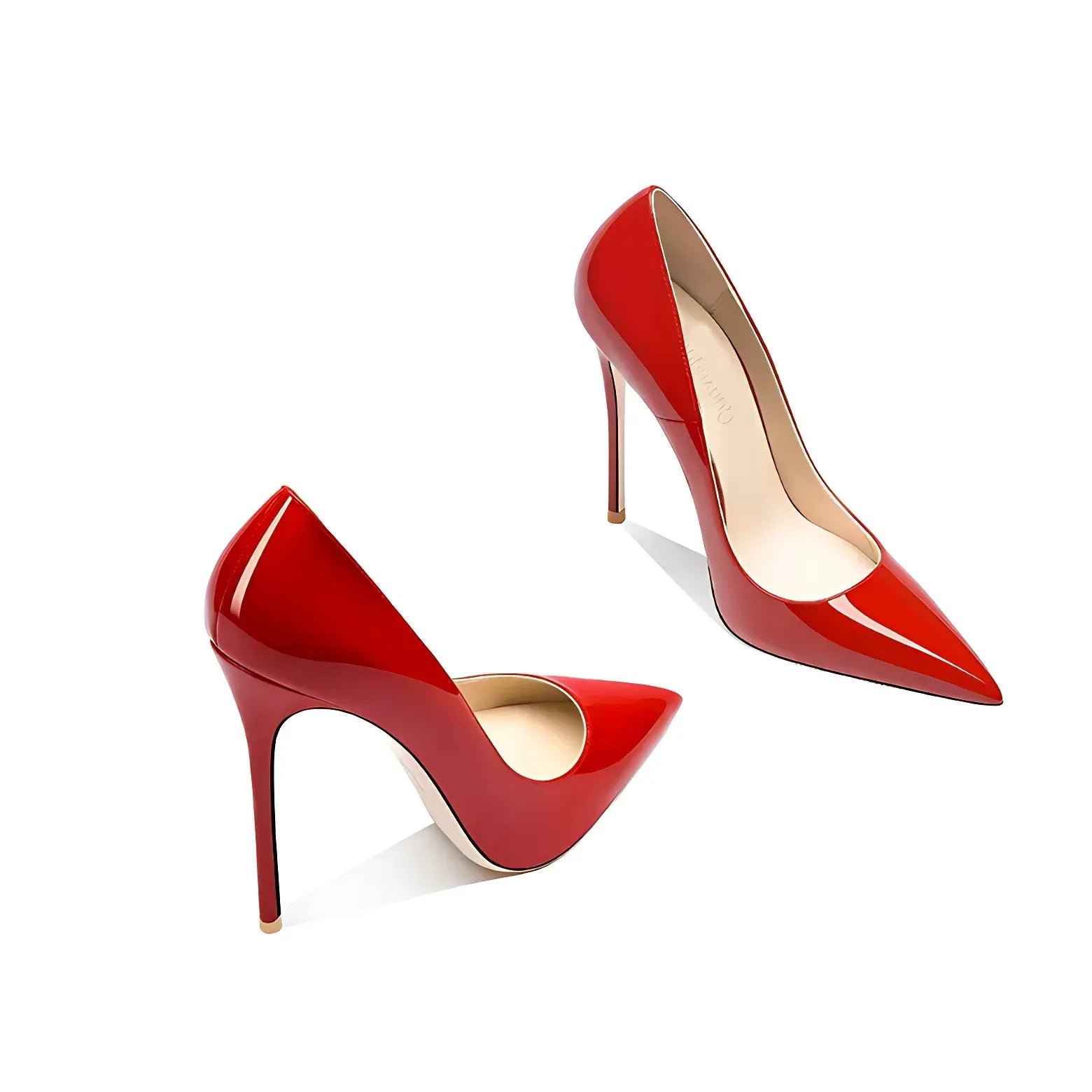 Women’s Pointed Toe High Heels – Patent Leather Wedding & Evening Shoes - Styeenigma