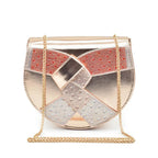 Peep Toe Rhinestone High Heel Sandals & Matching Bag Evening Set - Styeenigma