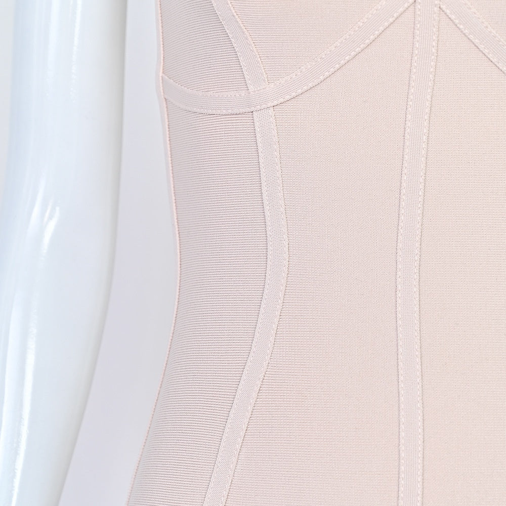 High Neck Bodycon Midi Dress – Sleeveless Perfect  for Cocktail, Date & Evening Wear