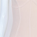 High Neck Bodycon Midi Dress – Sleeveless Perfect  for Cocktail, Date & Evening Wear