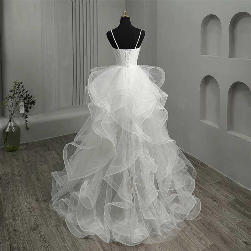 Strapless A Line Tulle Wedding Dress – Bridal Ball Gown - Styeenigma