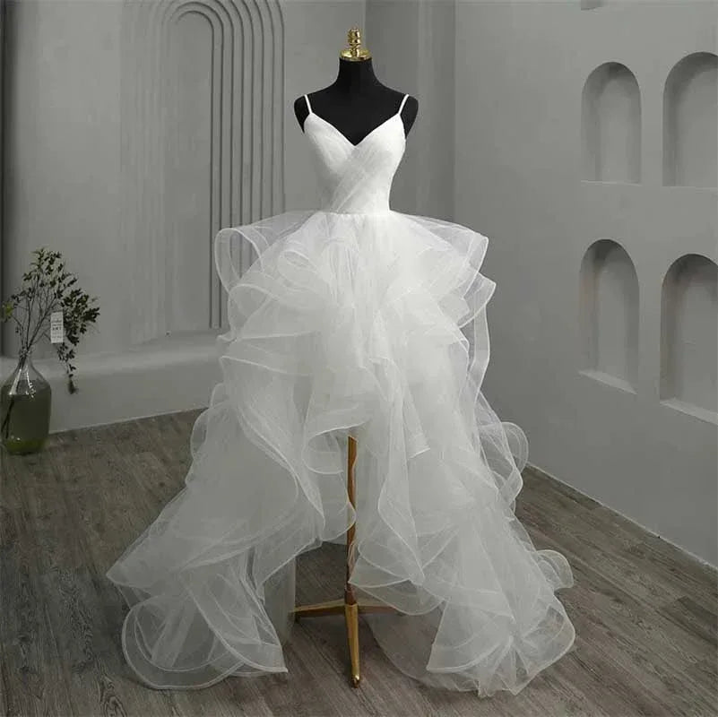 Strapless A Line Tulle Wedding Dress – Bridal Ball Gown - Styeenigma