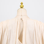 Women Maxi Dress | Puff Sleeve Flowy Gown for Beach Weddings & Vacation