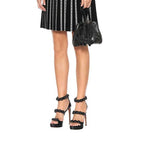 Black Platform Stiletto Pumps | Open Toe Heels for Women - Styeenigma