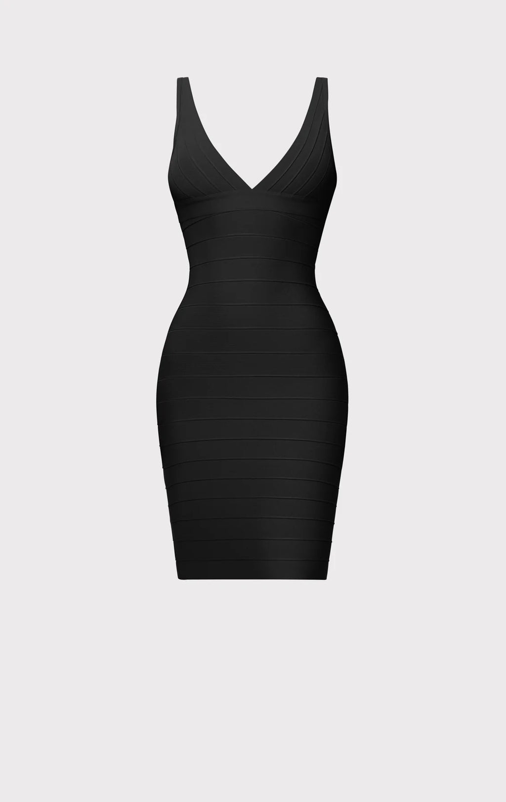 V-Neck Sleeveless Bandage Bodycon Dress | Women's Stretch Cocktail Party Midi Dress