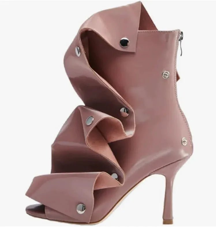 Women’s Stiletto Heel Ankle Boots with Custom Color Options - Styeenigma