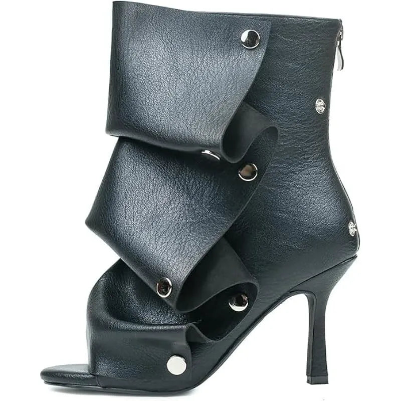 Women’s Stiletto Heel Ankle Boots with Custom Color Options - Styeenigma