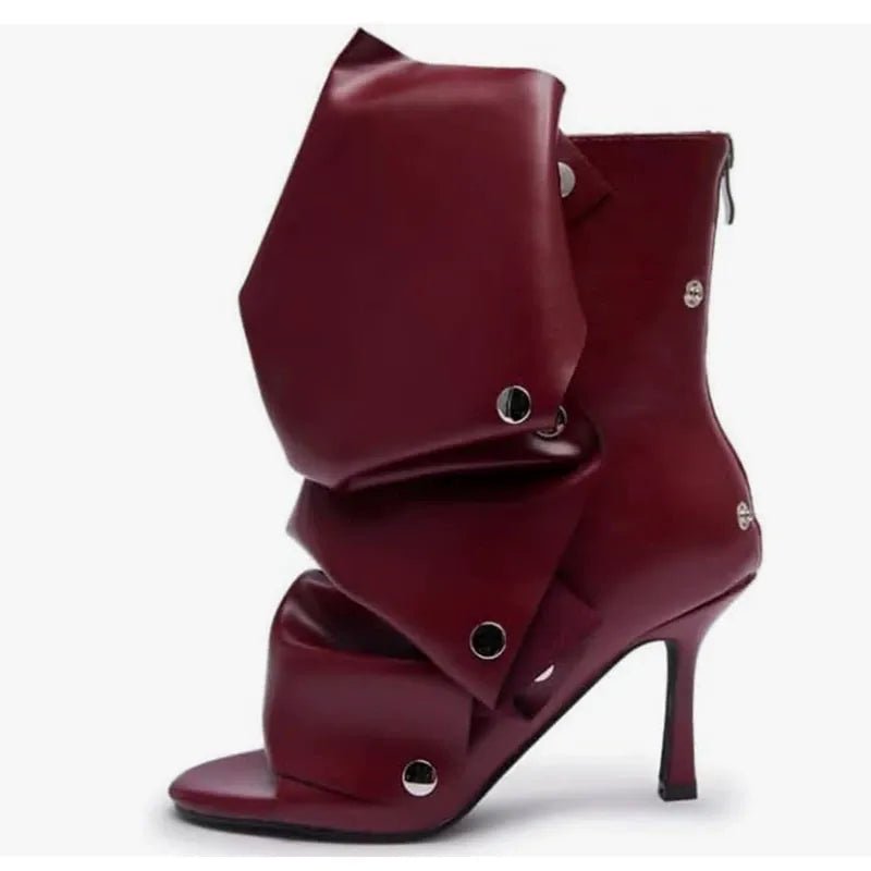 Women’s Stiletto Heel Ankle Boots with Custom Color Options - Styeenigma