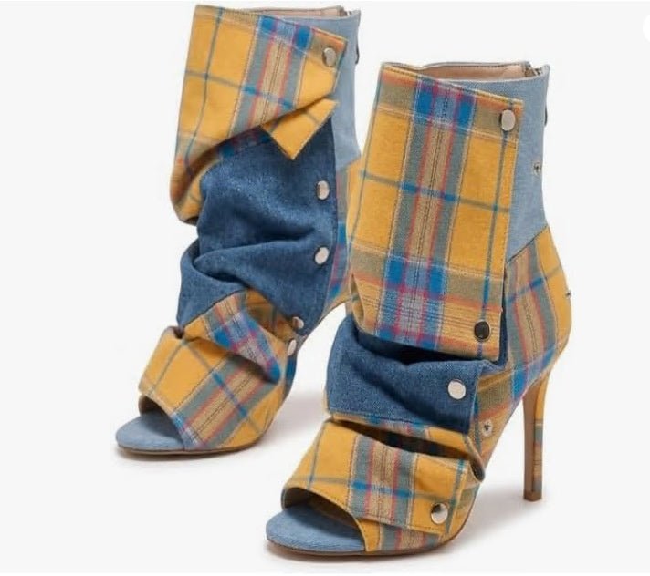 Women’s Stiletto Heel Ankle Boots with Custom Color Options - Styeenigma