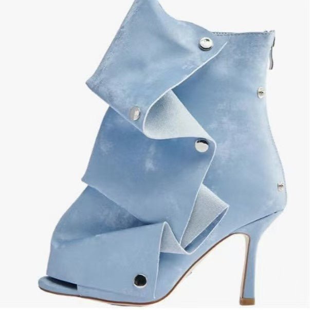 Women’s Stiletto Heel Ankle Boots with Custom Color Options - Styeenigma