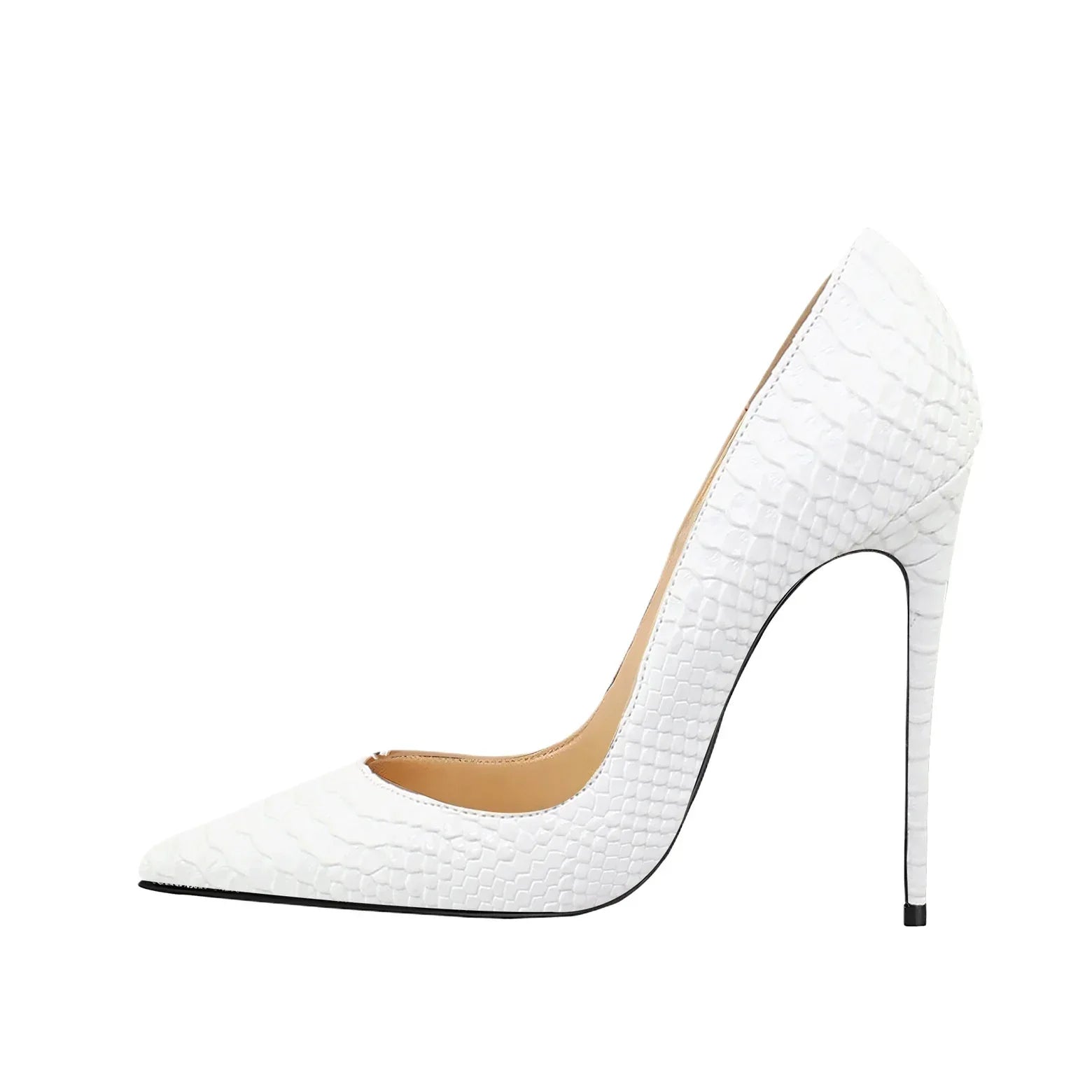 Women's Snake Print Pointed Toe High Heels – Fashion Stiletto - Styeenigma