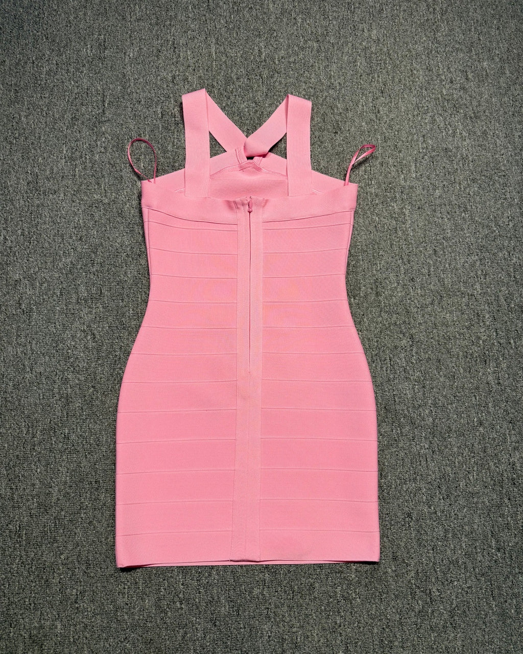 Pink Halter Bodycon Mini Dress – Perfect for Party & Date Nights