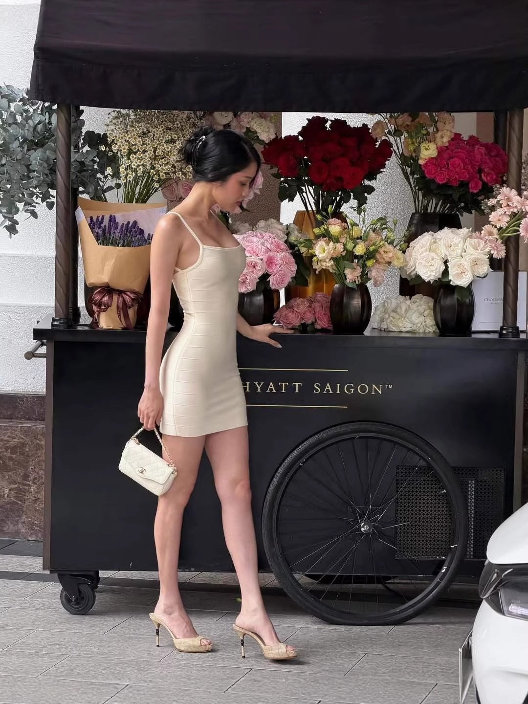 Colorful Ruched Bodycon Mini Dress – Perfect for Party & Summer Vibes