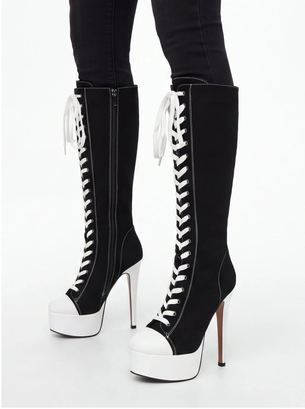 knee high sneaker boots