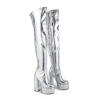 Women’s Platform Thigh High Boots Chunky Heel Over Knee Boots