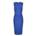 Women's Stretchy Cocktail Dress - Sleeveless Sheath Dress for Business