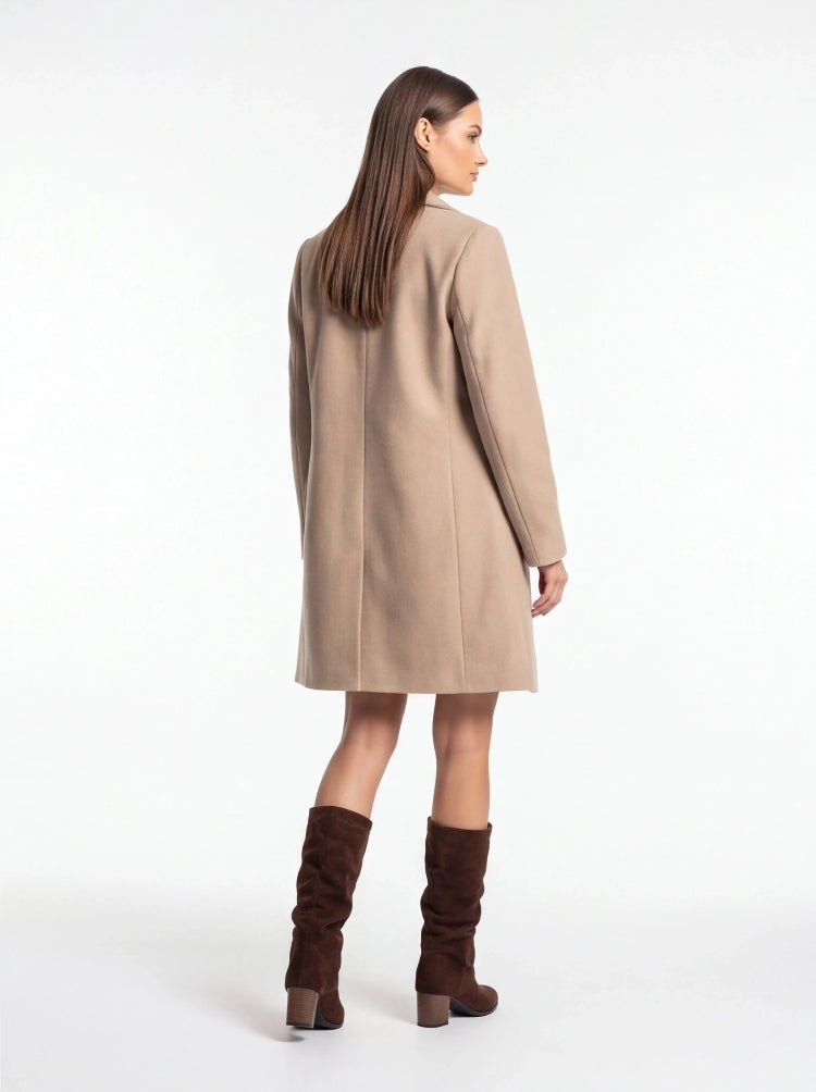 Women's Suede Slouchy Knee High Boots Chunky Block Heel Pull-On Boots - Styeenigma