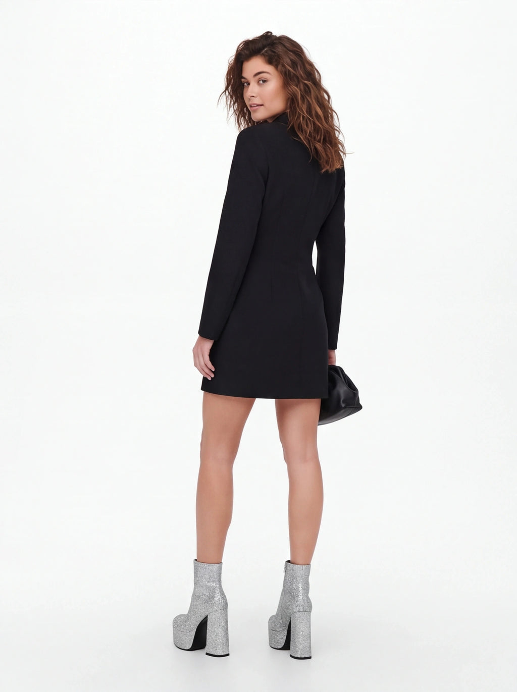 shiny ankle boots
