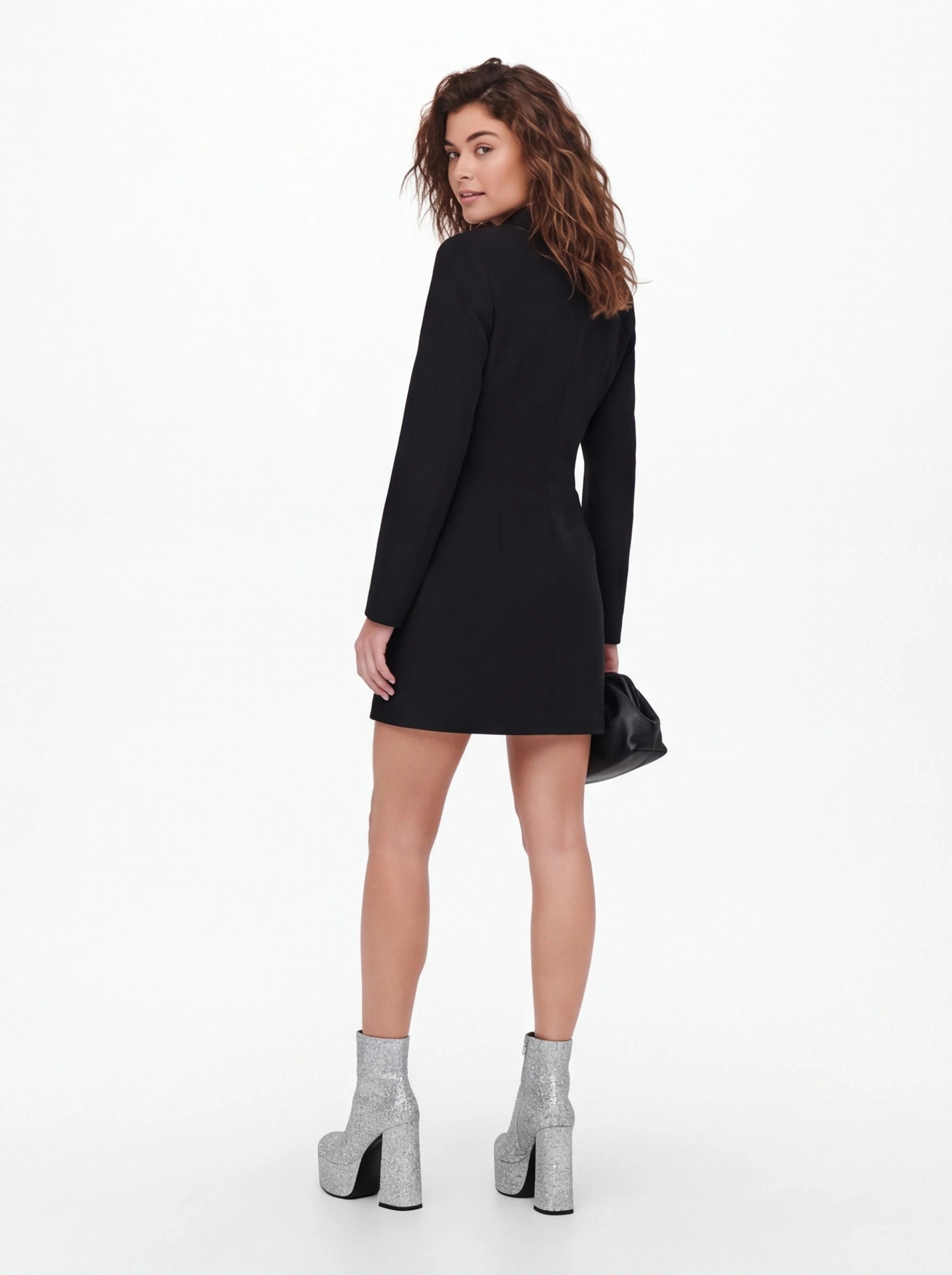 shiny ankle boots