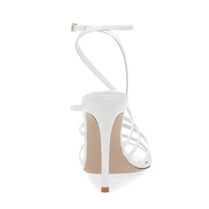 Women’s Stiletto Dress Sandals | Ankle Strap Party Heels - Styeenigma