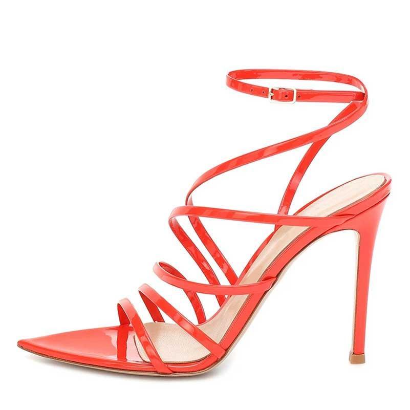 Women’s Stiletto Dress Sandals | Ankle Strap Party Heels - Styeenigma