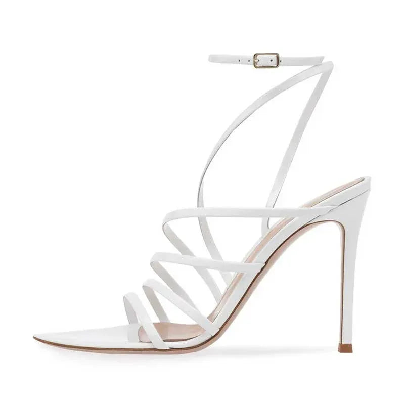 Women’s Stiletto Dress Sandals | Ankle Strap Party Heels - Styeenigma