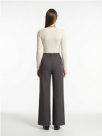 grey pants back