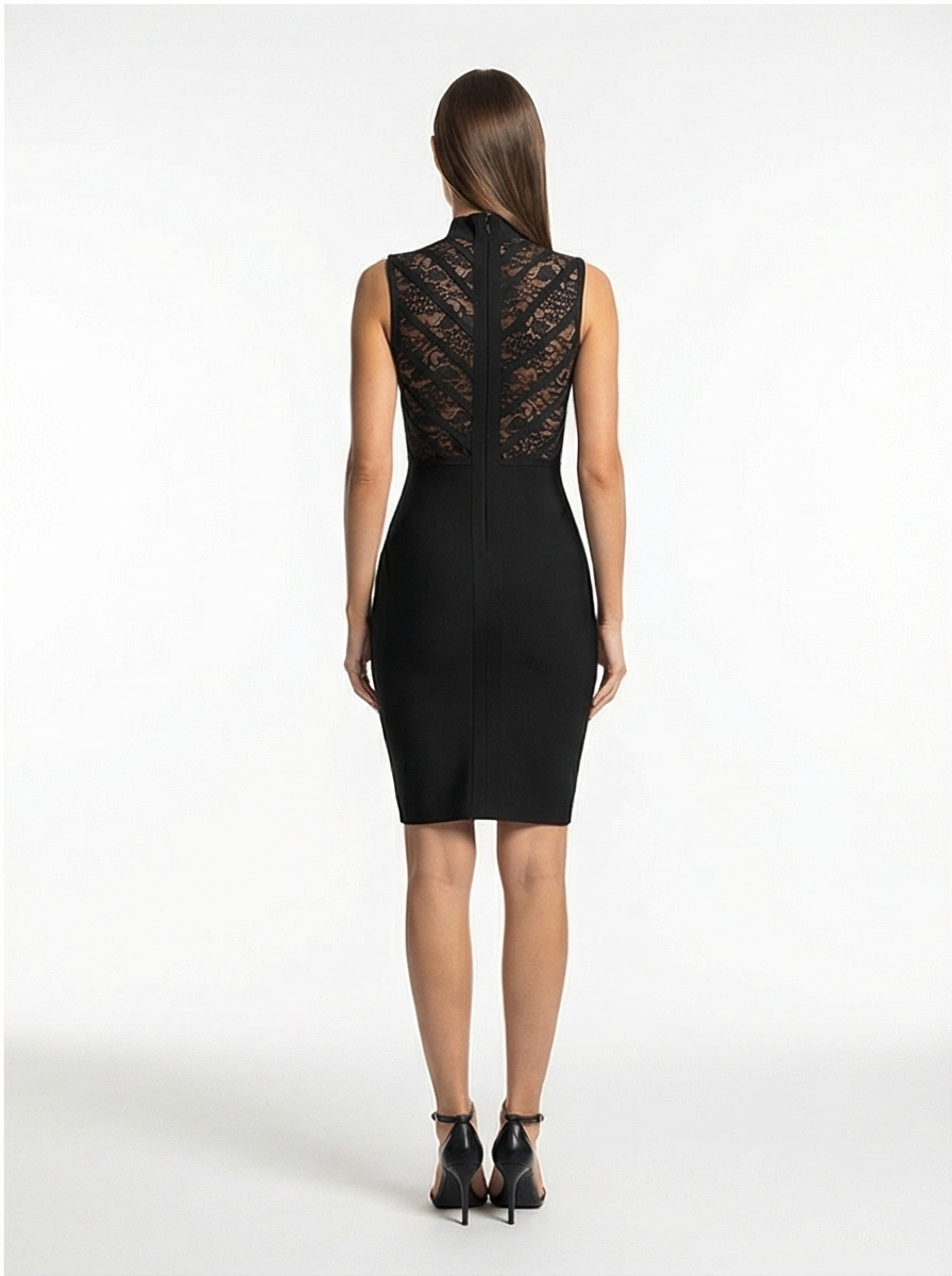 black dress back