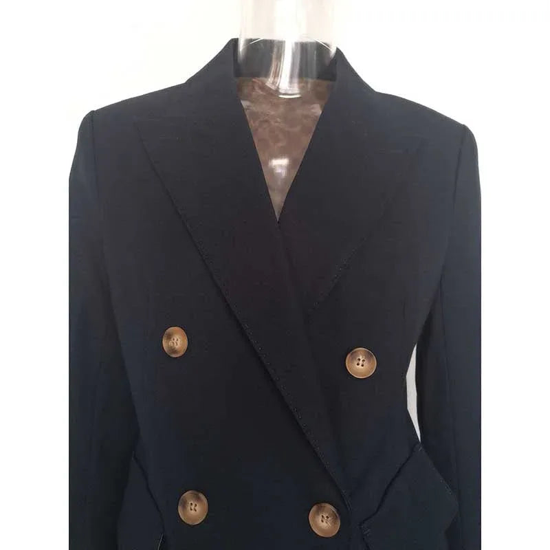 Straight-Leg Pants Suit Ensemble – Women’s Tailored Formal Set - Styeenigma