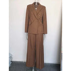 Straight-Leg Pants Suit Ensemble – Women’s Tailored Formal Set - Styeenigma