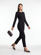 Rhinestone High Heel Shoes & Gemstone Hardbox Bag Set - Styeenigma